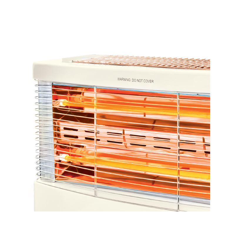 NEWAL QHT-471/04 Quartz Heater, Powerful 4 Quartz Elements, Beige مدفئة نوال