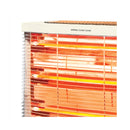 NEWAL QHT-472/05 Quartz Heater, Powerful 5 Quartz Elements, Gray مدفئة نوال