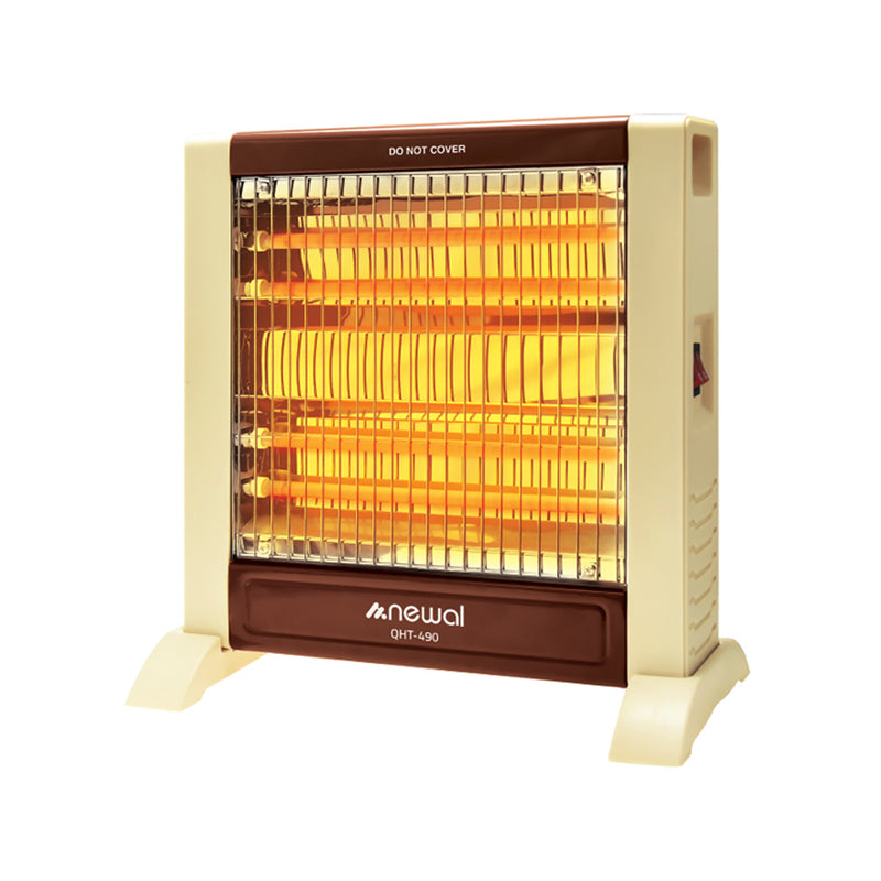 NEWAL QHT-490 Quartz Heater, Powerful 4 Quartz Elements مدفئة كهربائية نوال