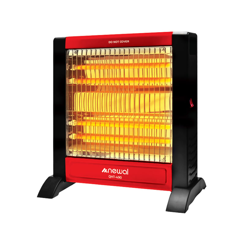 NEWAL QHT-490 Quartz Heater, Powerful 4 Quartz Elements مدفئة كهربائية نوال
