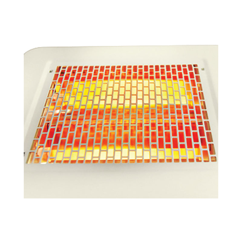 NEWAL QHT-495/03 Quartz Heater, Powerful 10 Quartz Elements, Red مدفئة كهربائية نوال