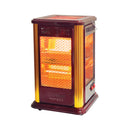 NEWAL QHT-495/03 Quartz Heater, Powerful 10 Quartz Elements, Red مدفئة كهربائية نوال