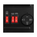 NEWAL QHT-835/02 Decorative Chimney Heater 2000W, Black مدفئة نوال