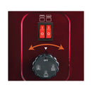 NEWAL QHT-837/02 Decorative Chimney Heater 2400W, Black مدفئة نوال