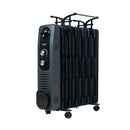 SHOWNIC QL-13C2900FG Oil Heater 13 Fins, 2900W with Fan / Black مدفئة زيتية شونك 13 ريشة سوداء اللون