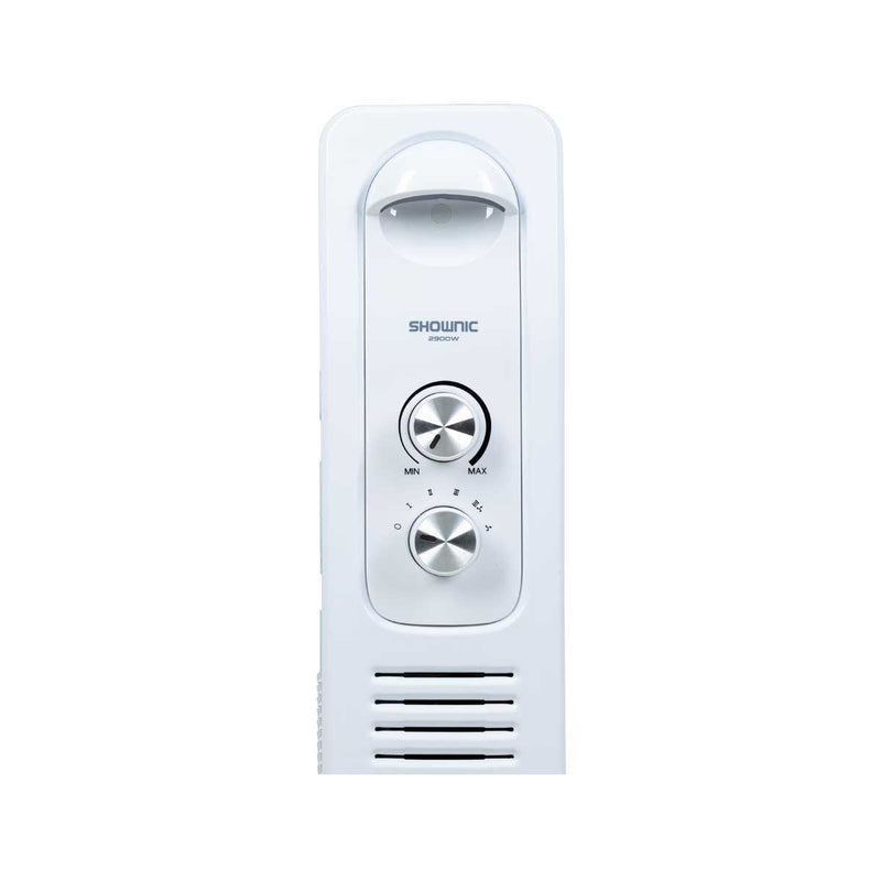 SHOWNIC QL-13C2900FW Oil Heater 13 Fins, 2900W with Fan / White مدفئة زيتية شونك 13 ريشة اللون أبيض