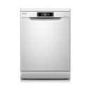 SHARP QW-V814A-WH3 Dishwasher 8 Programs LED Display + Light, White غسالة صحون شارب + هدية مجانا