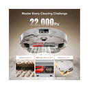 ROBOROCK QREVOCURVX Qrevo CurvX Robot Vacuum with Multifunctional Dock 3.0 Thermo+, White