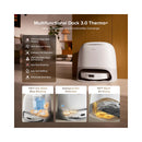 ROBOROCK QREVOCURVX Qrevo CurvX Robot Vacuum with Multifunctional Dock 3.0 Thermo+, White