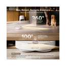 ROBOROCK QREVOCURVX Qrevo CurvX Robot Vacuum with Multifunctional Dock 3.0 Thermo+, White