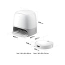 ROBOROCK QREVOCURVX Qrevo CurvX Robot Vacuum with Multifunctional Dock 3.0 Thermo+, White
