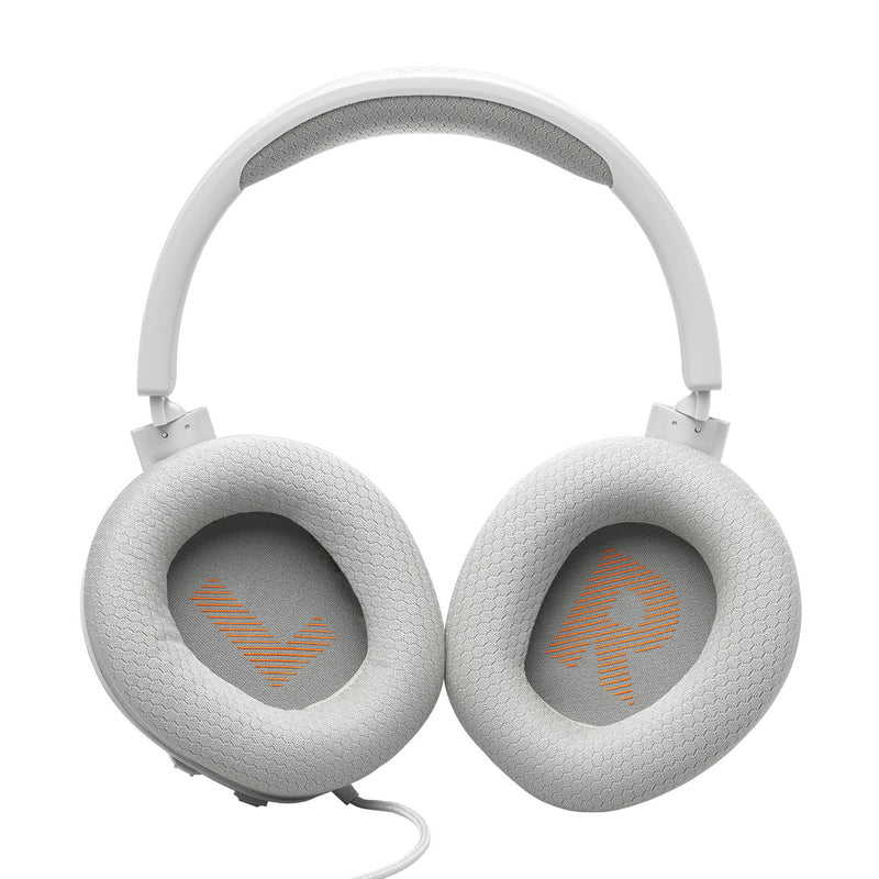 JBL JBLQTUM100M2WHT  7297 Quantum 100M2 Wired Over-Ear Gaming Headset, White سماعات رأس سلكية للالعاب