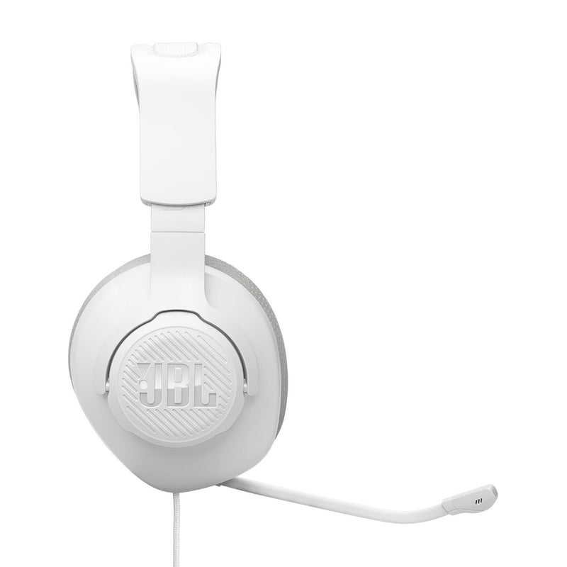 JBL JBLQTUM100M2WHT  7297 Quantum 100M2 Wired Over-Ear Gaming Headset, White سماعات رأس سلكية للالعاب
