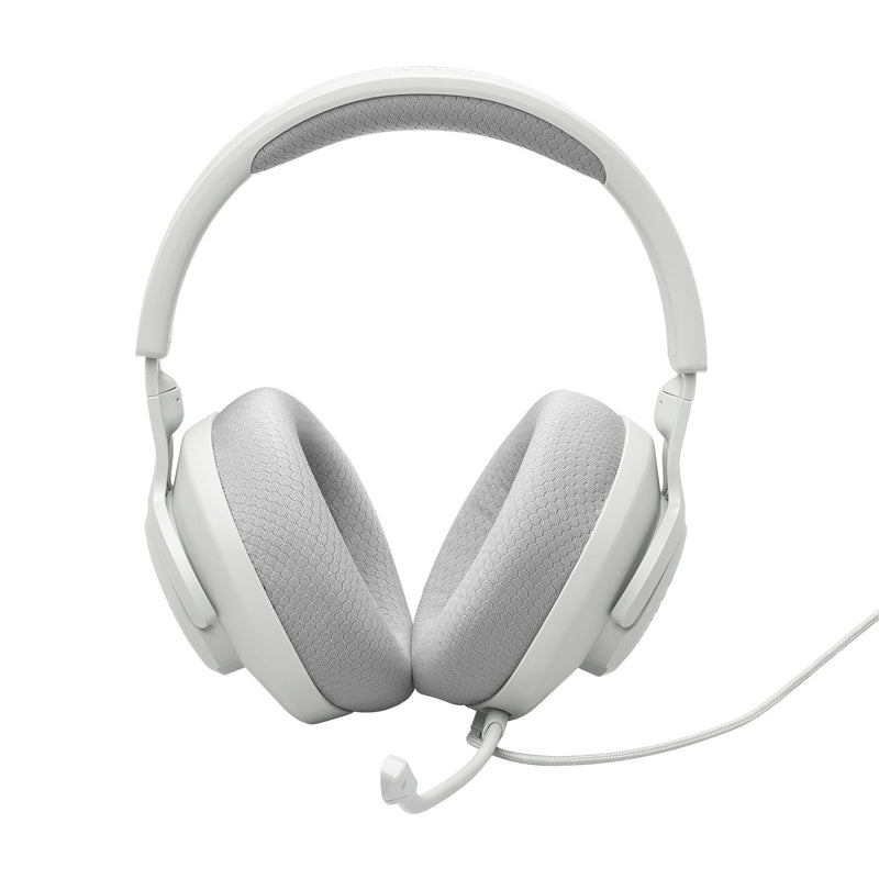 JBL JBLQTUM100M2WHT  7297 Quantum 100M2 Wired Over-Ear Gaming Headset, White سماعات رأس سلكية للالعاب