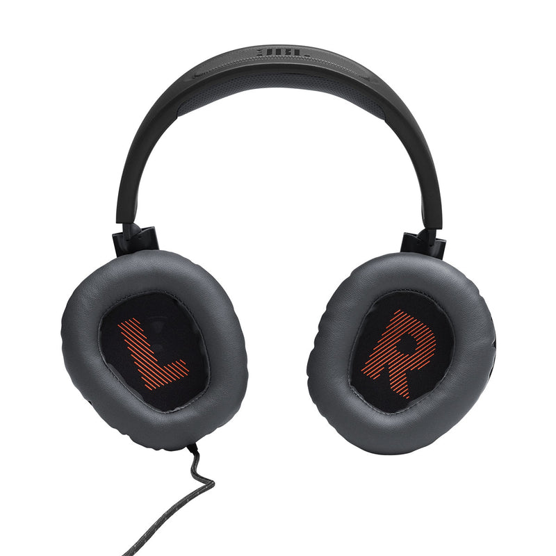 JBL JBLQTUM100M2BLK 7296 2JBL Quantum 100 Wired Over-Ear Gaming Headset, Black سماعة رأس سلكية للالعاب