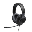JBL JBLQTUM100M2BLK 7296 2JBL Quantum 100 Wired Over-Ear Gaming Headset, Black سماعة رأس سلكية للالعاب