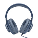 JBL JBLQUANTUM100BLU  6065 Quantum 100 Wired Over-Ear Gaming Headset, Blue سماعات راس سلكية للالعاب