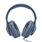 JBL JBLQUANTUM100BLU  6065 Quantum 100 Wired Over-Ear Gaming Headset, Blue سماعات راس سلكية للالعاب