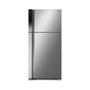 HITACHI R-V659PUQ9PSV Double Door Refrigerator 20 Ft, Silver ثلاجة هيتاشي
