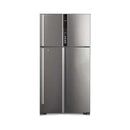 HITACHI R-V820PUQ1-1BSL Double Door Refrigerator 32 Ft, Silver ثلاجة هيتاشي