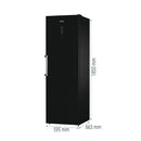 GORENJE R619EABK6 Freestanding refrigerator, Black ثلاجة جورنجي