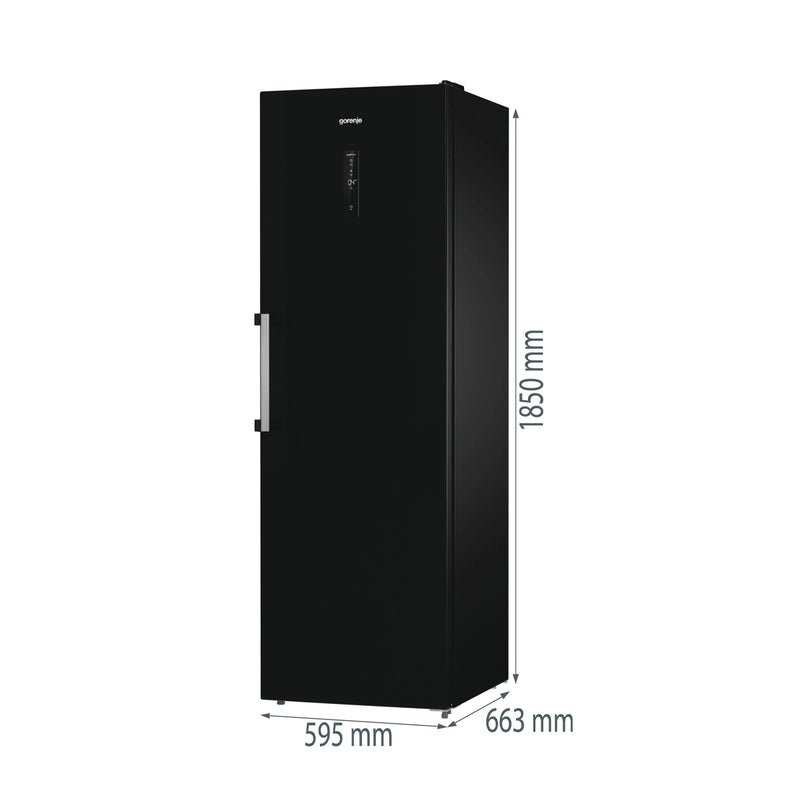 GORENJE R619EABK6 Freestanding refrigerator, Black ثلاجة جورنجي