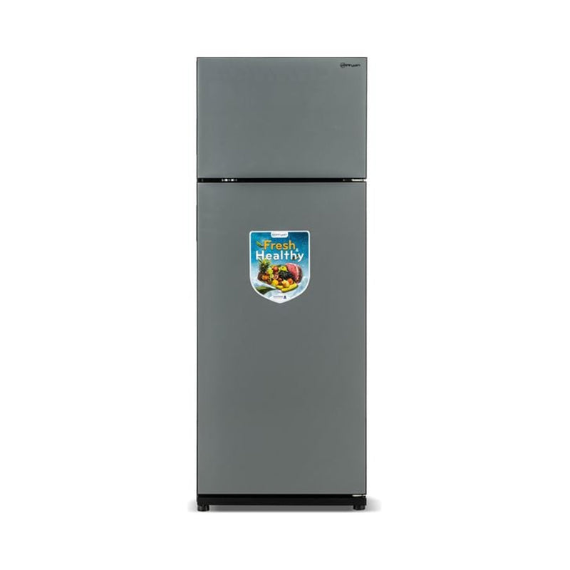 ELRYAN RF658LN-S Conventional Refrigerator - Hidden Handle, Silver ثلاجة 17 قدم الريان