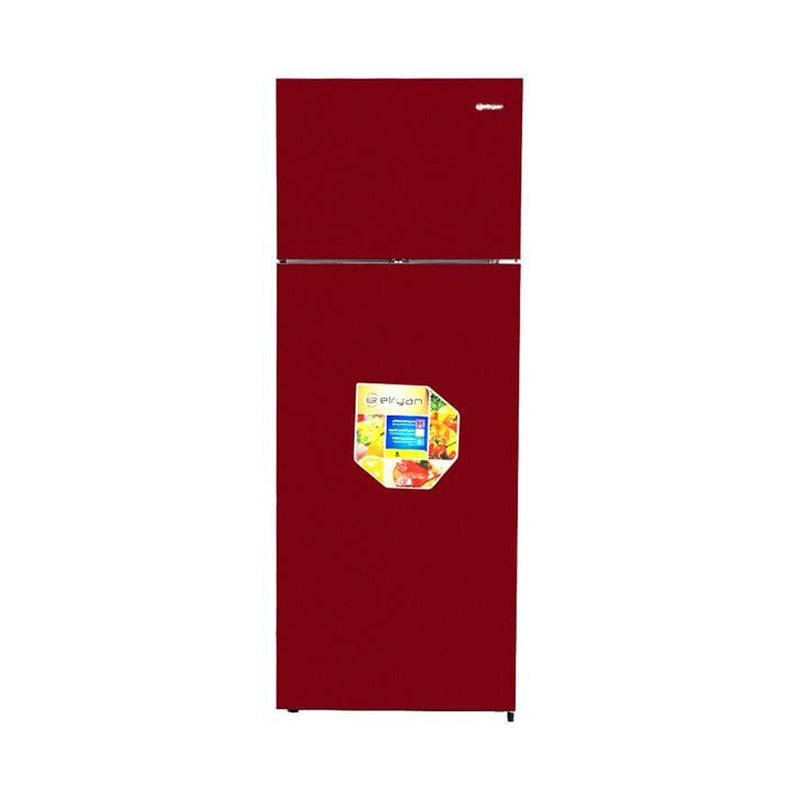 ELRYAN RF610LE-R Conventional Refrigerator 16ft, Red glass ثلاجة 16 قدم الريان