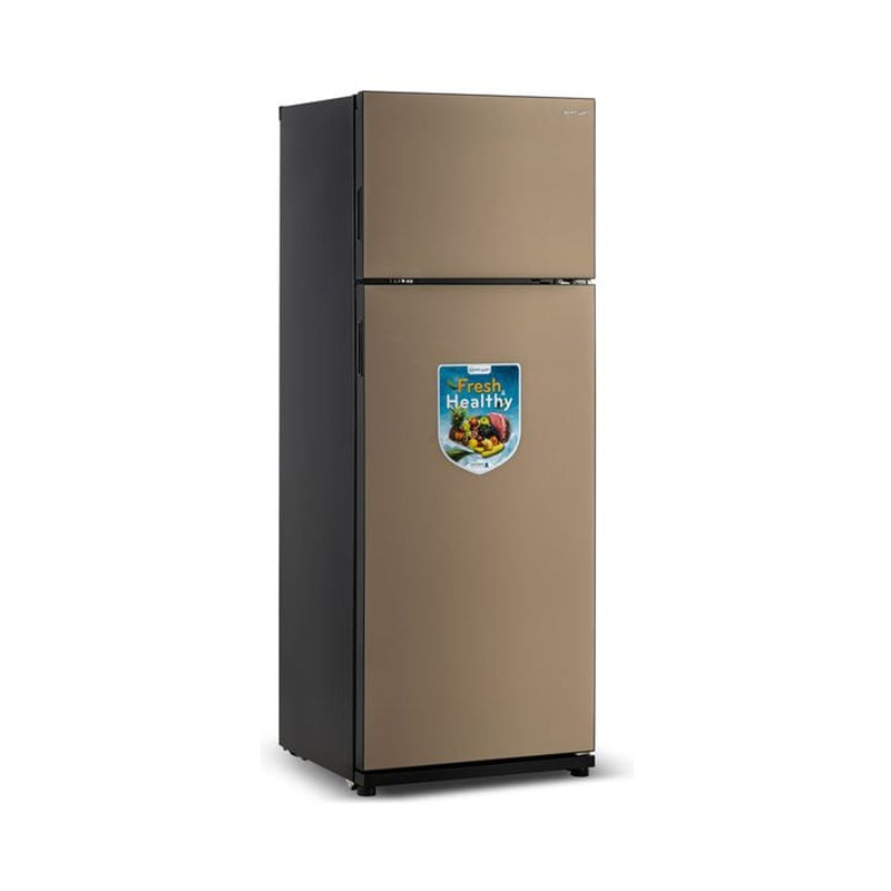 ELRYAN RF661LN-C Conventional Refrigerator, Glass Gold ثلاجة 18 قدم الريان