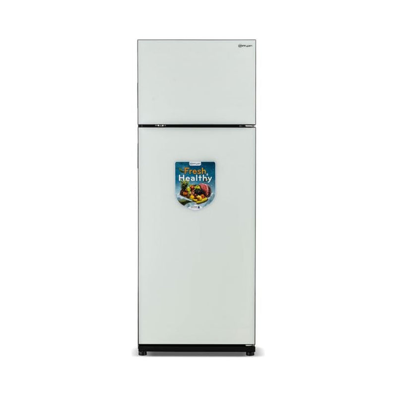 ELRYAN RF611LN-W Conventional Refrigerator, Glass White ثلاجة 17 قدم الريان