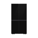 SAMSUNG RF65DB90B022 Bespoke FDR Refrigerator Triple Cooling, Black + Free gift VS15A60AGR5 ثلاجة سامسونك مع هدية مكنسة