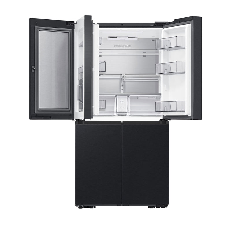 SAMSUNG RF65DG9H0EB1EU Family Hub™ AI Vision Inside RF65DG9H0EB1 French Style Smart Fridge Freezer, Black ثلاجة سامسونك
