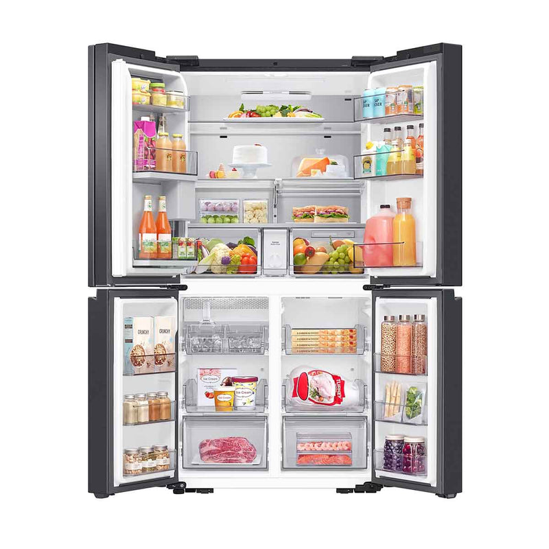 SAMSUNG RF65DG9H0EB1EU Family Hub™ AI Vision Inside RF65DG9H0EB1 French Style Smart Fridge Freezer, Black ثلاجة سامسونك