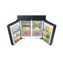SAMSUNG RF71DG90EB1AE T Style French Door Refrigerator with 21.5" Family Hub, Smart Food Management, 809 L, Black ثلاجة ببابين بتصميم أنيق مزودة بشاشة عرض عائلية ونظام إدارة طعام ذكي، وسعة 809 لتر سامسونك