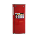 ALMATEEN RFMA1020RE-CH Single Door Refrigerator 175 L, Red ثلاجة 175 لتر المتين