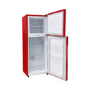 ALMATEEN RFMA1140RE-CH Double Door Refrigerator 203 L, Red ثلاجة 203 لتر المتين