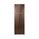 ALMATEEN RFMA1645GBR-CH Double Door Refrigerator 305 L, Brown ثلاجة بابين المتين