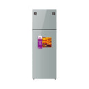 ALMATEEN RFMA1645GSL-CH Double Door Refrigerator 305 L, Gray ثلاجة بابين المتين