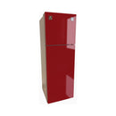 ALMATEEN RFMA1845GRE-CH Glass Refrigerator, Glossy Red ثلاجة زجاج 352 لتر المتين
