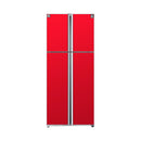 ALMATEEN RFMA4D2600GRE-CH Four Door Refrigerator, Red ثلاجة 26 قدم المتين