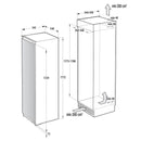 GORENJE RI517E62WF Built-in integrated refrigerator, White ثلاجة مدمجة جورنجي