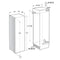 GORENJE RI517E62WF Built-in integrated refrigerator, White ثلاجة مدمجة جورنجي