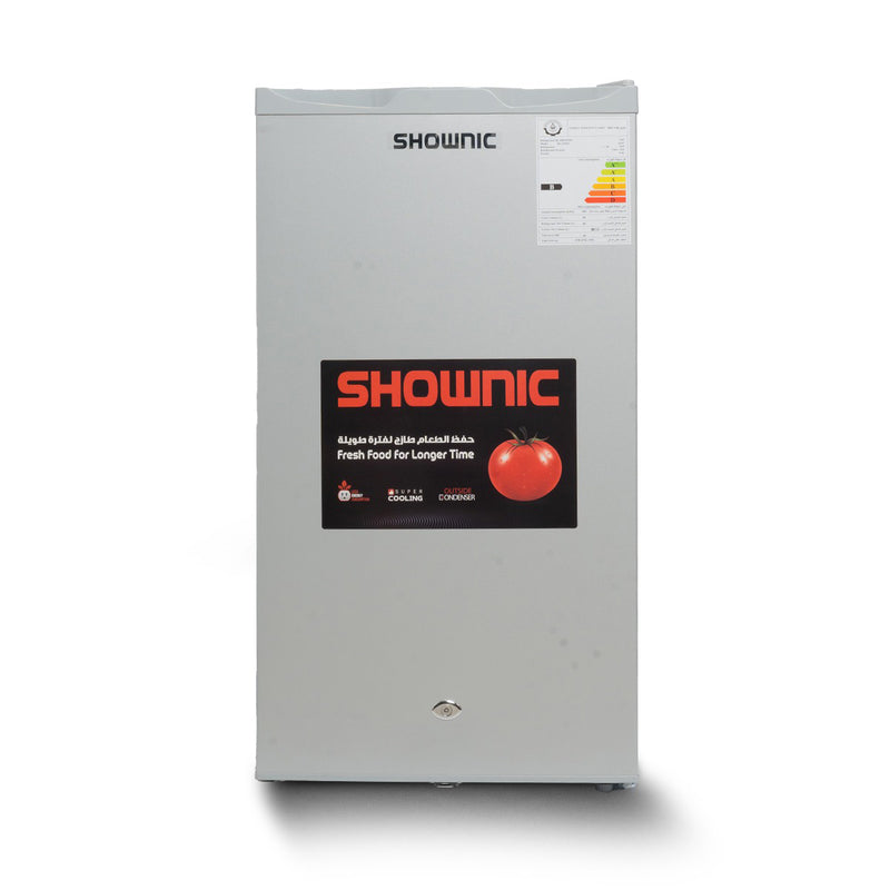 SHOWNIC RL-125ZS Single Door refrigerator 125L Silver ثلاجة شونك