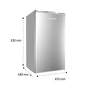 SHOWNIC RL-125ZS Single Door refrigerator 125L Silver ثلاجة شونك