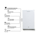SHOWNIC  RL-125ZW Single Door Defrost Refrigerator, 90L   - ثلاجة شونك باب واحد