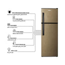 SHOWNIC RF-DFT3501G Defrost Refrigerator, 260L  ثلاجة شونك 260 لتر