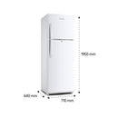 SHOWNIC RL-540ZW Refrigerator with Direct Cooling System, White ثلاجة شونك