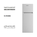 SHOWNIC RL-NF500MX Conventional Refrigerator, White ثلاجة شونك