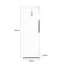 HISENSE RL484N4AWU 1-Door Refrigerator, 18ft, White