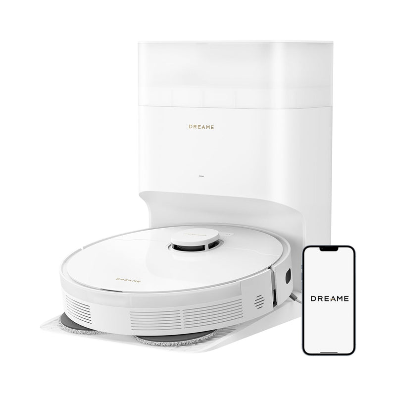 DREAME RLL42SD L10s Plus Vacuum mopping robot, White روبوت التنظيف بالمكنسة الكهربائية بلس دريمي